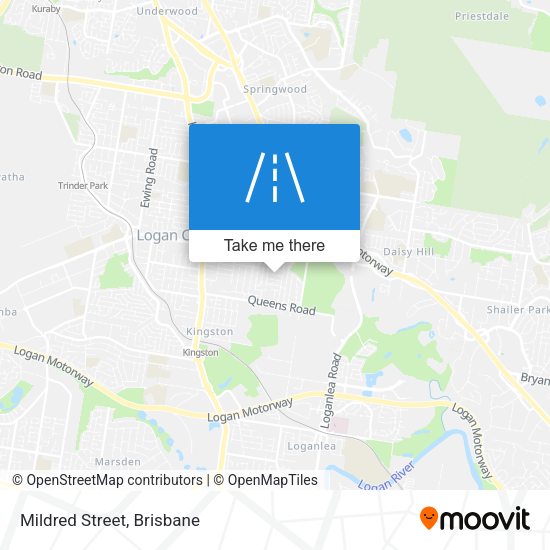 Mildred Street map
