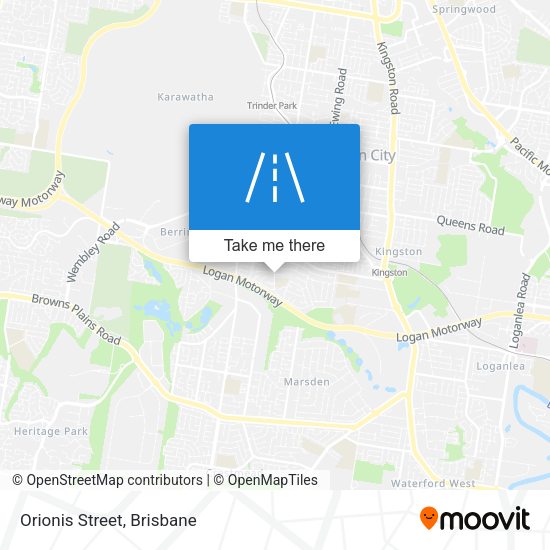 Orionis Street map