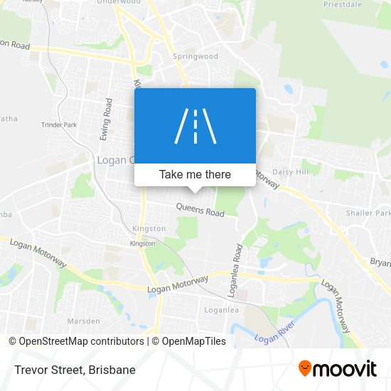 Trevor Street map