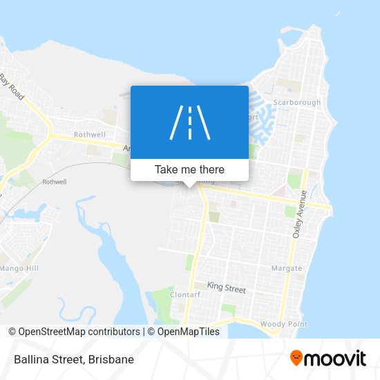 Ballina Street map
