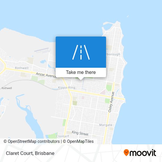 Claret Court map