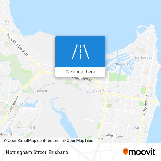 Nottingham Street map