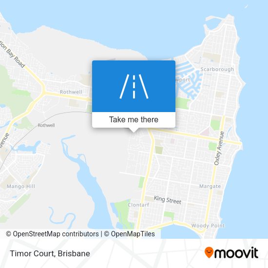 Timor Court map