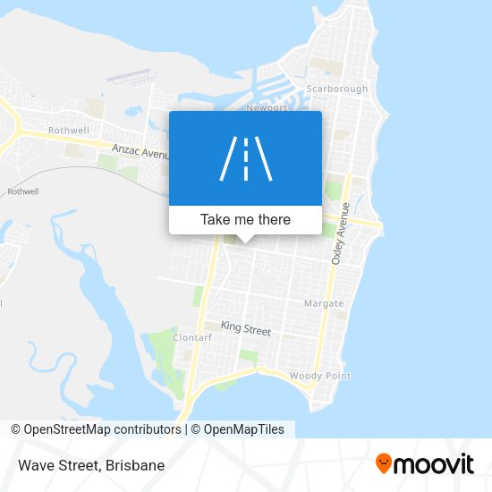 Wave Street map