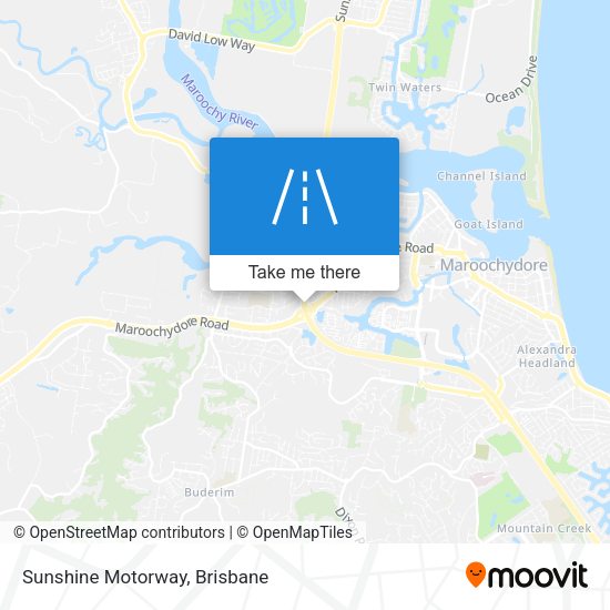 Sunshine Motorway map