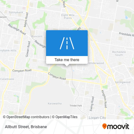 Allbutt Street map