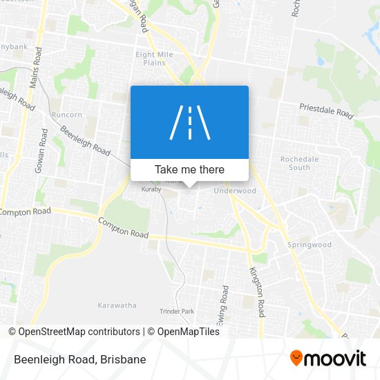 Beenleigh Road map