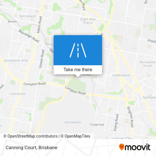 Canning Court map