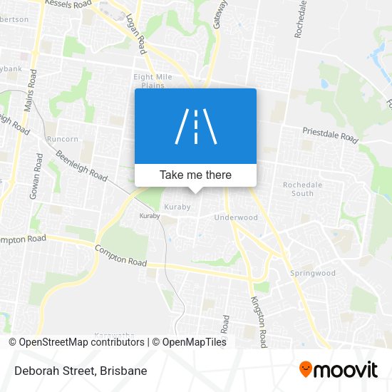 Deborah Street map