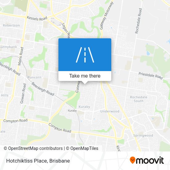 Hotchiktiss Place map