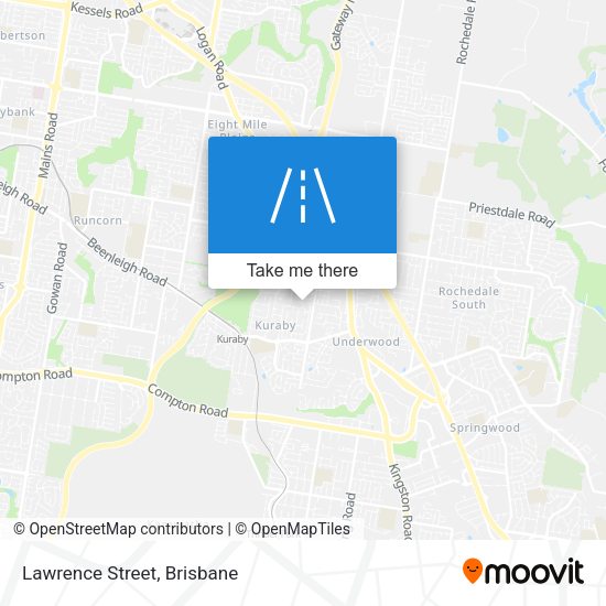 Lawrence Street map