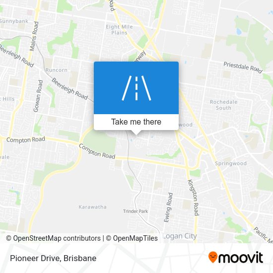 Pioneer Drive map