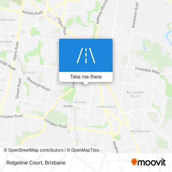 Mapa Ridgeline Court