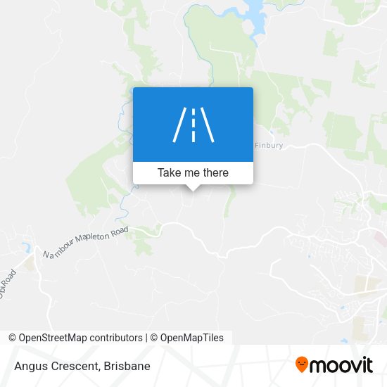 Angus Crescent map