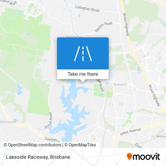 Lakeside Raceway map