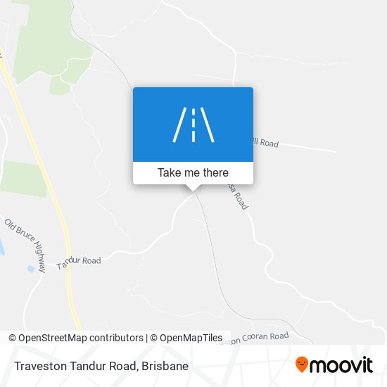 Traveston Tandur Road map