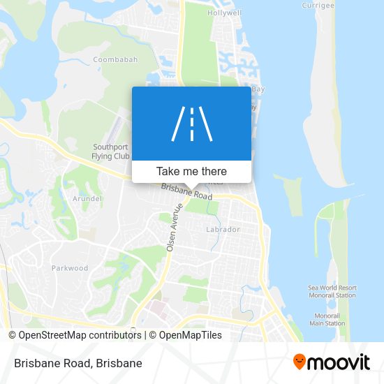 Brisbane Road map