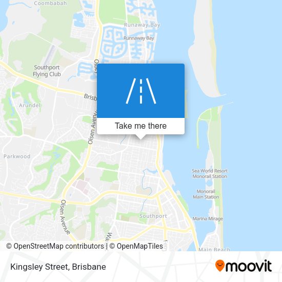 Kingsley Street map