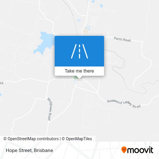 Hope Street map