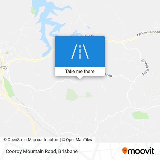 Cooroy Mountain Road map