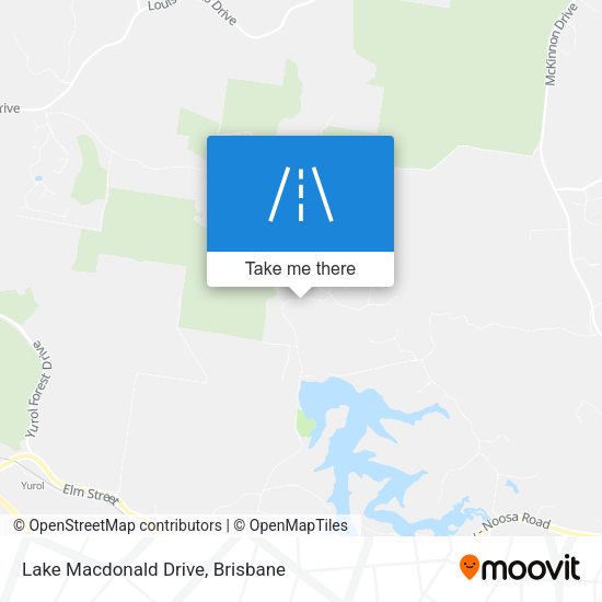 Lake Macdonald Drive map