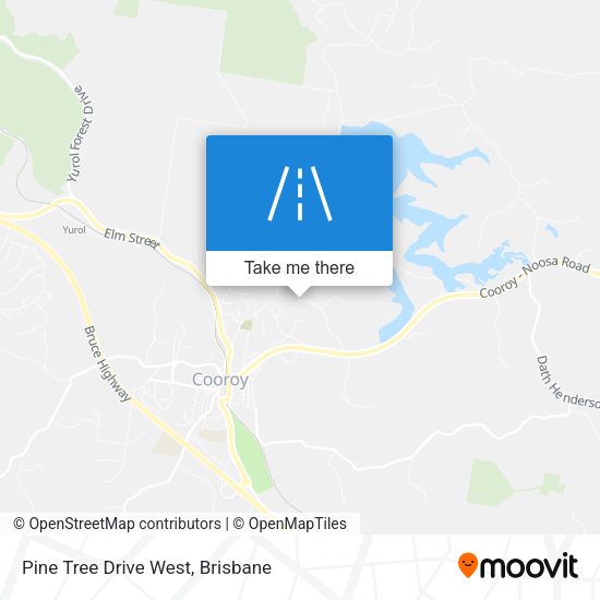 Pine Tree Drive West map