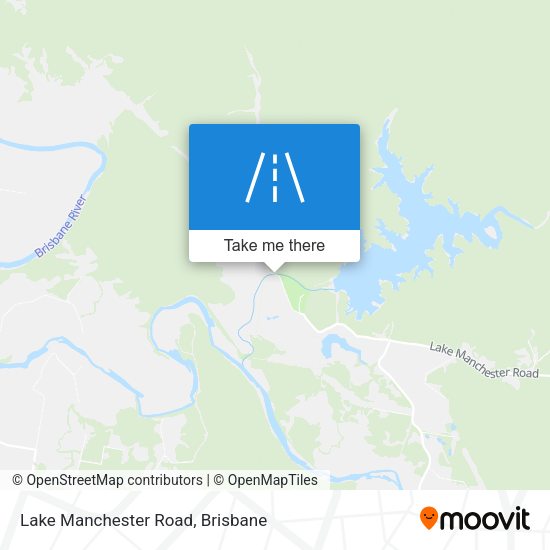 Lake Manchester Road map