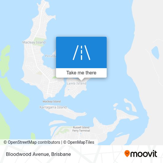 Bloodwood Avenue map