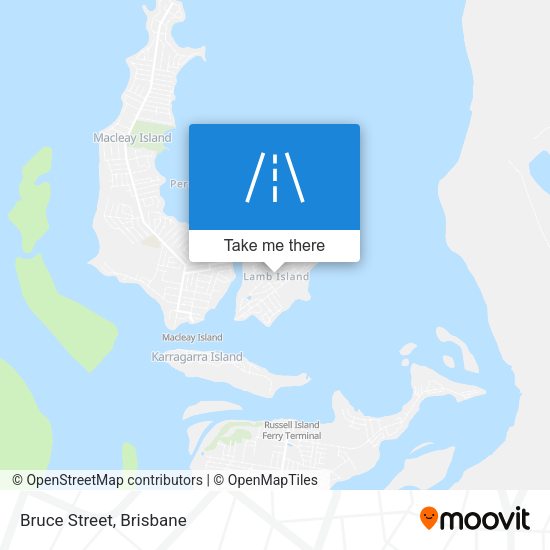 Bruce Street map