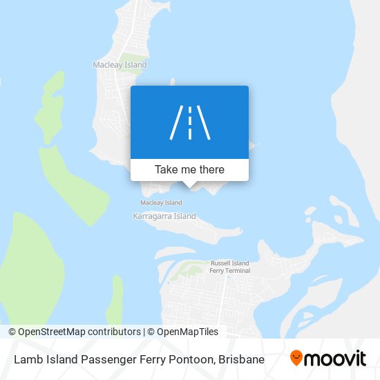 Lamb Island Passenger Ferry Pontoon map