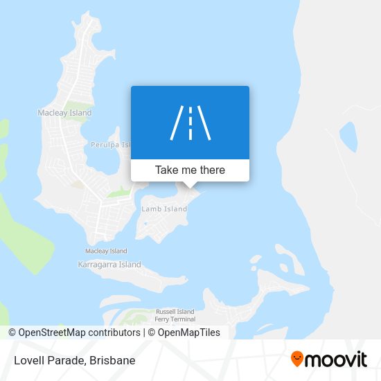 Lovell Parade map