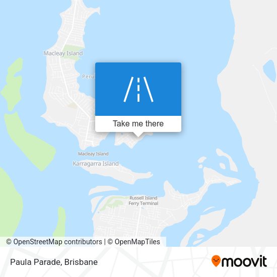 Paula Parade map