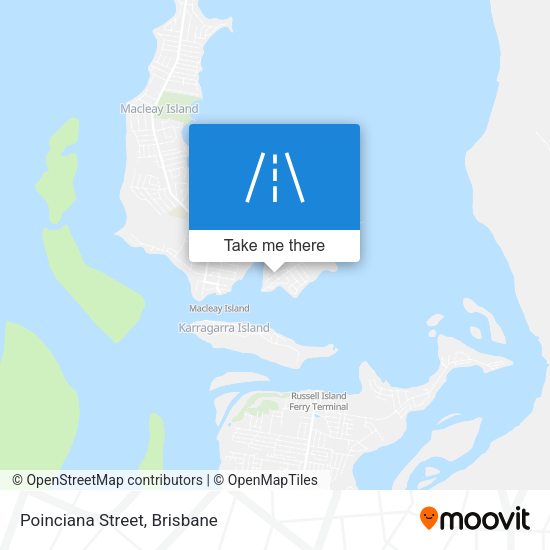 Poinciana Street map