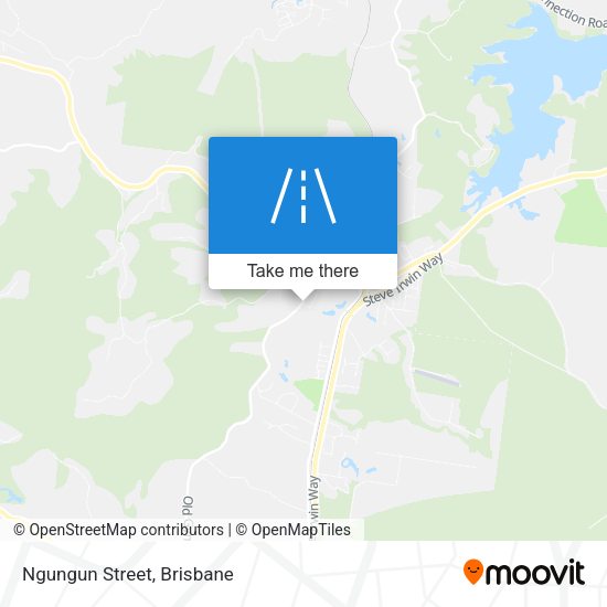 Ngungun Street map