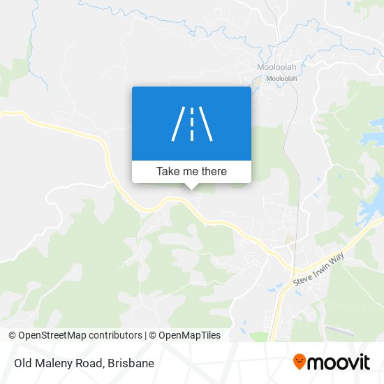 Old Maleny Road map