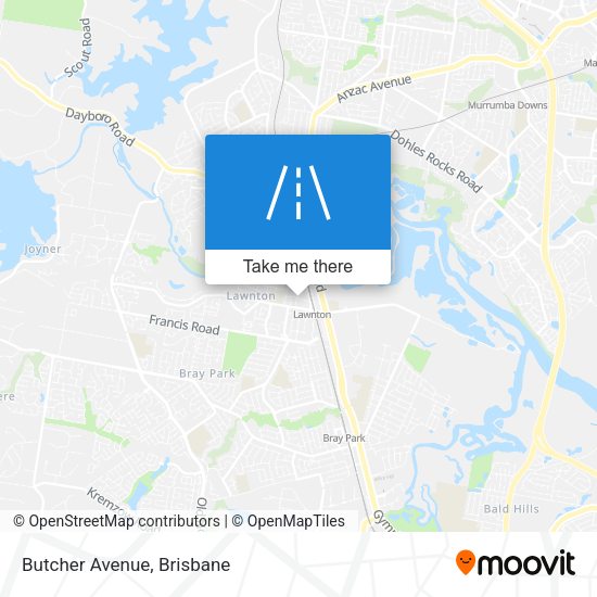 Butcher Avenue map