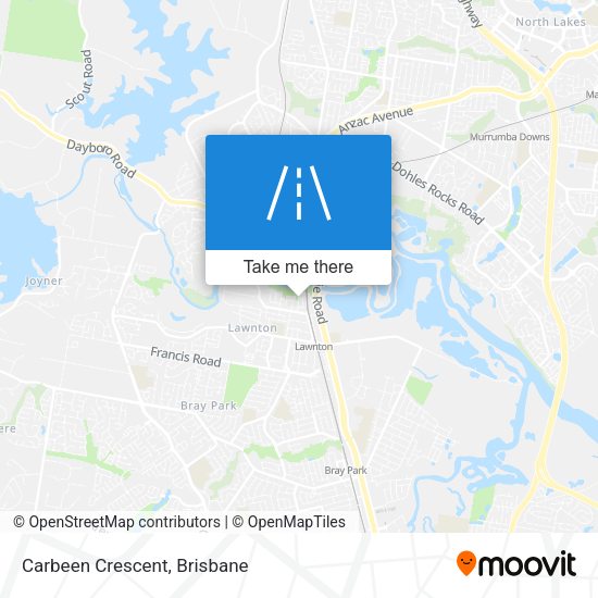 Carbeen Crescent map
