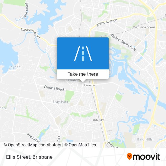 Ellis Street map