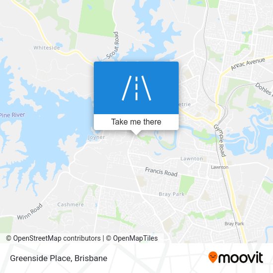 Greenside Place map