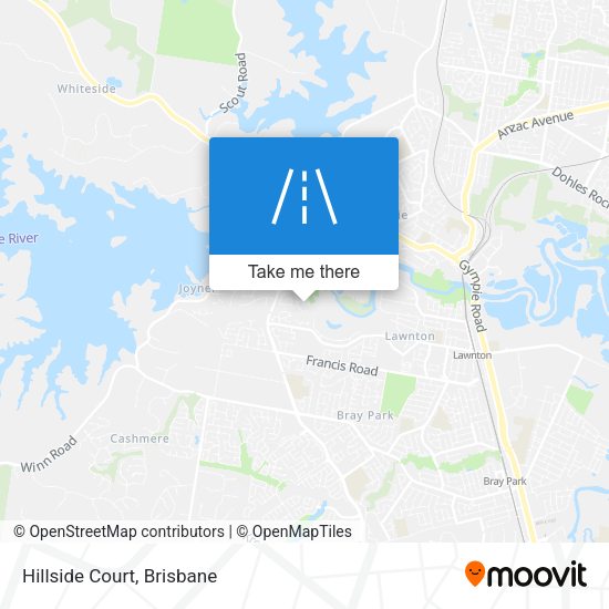 Hillside Court map