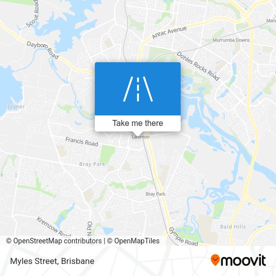 Myles Street map