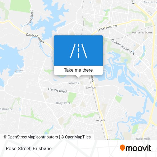 Rose Street map