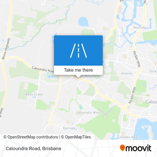 Caloundra Road map
