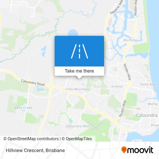 Hillview Crescent map