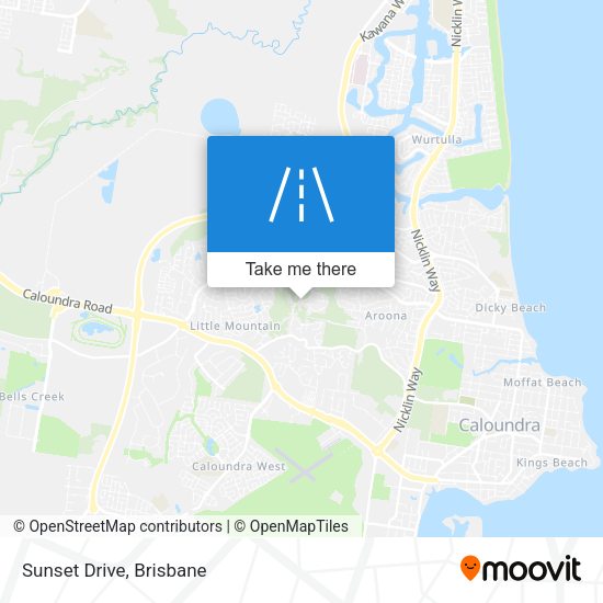 Sunset Drive map