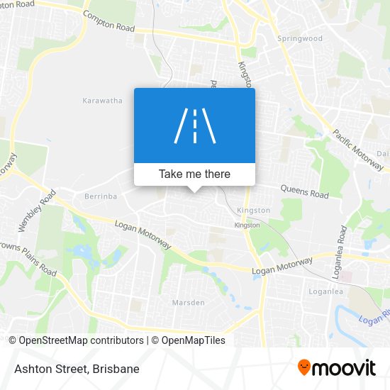 Ashton Street map