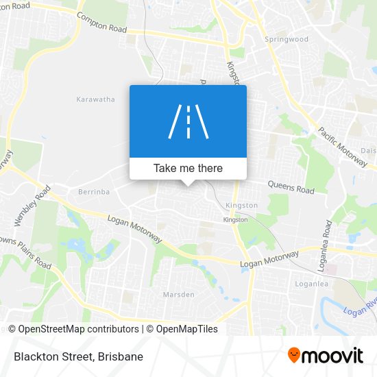 Blackton Street map