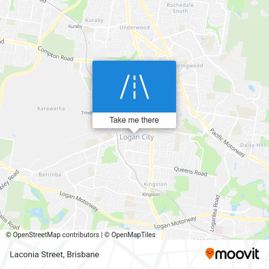 Laconia Street map