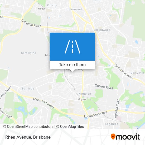 Rhea Avenue map