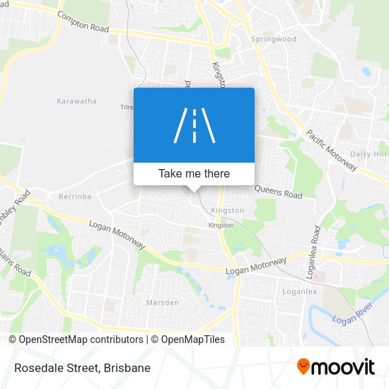 Rosedale Street map